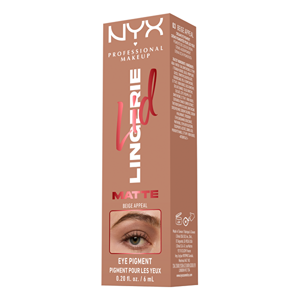 Tekuté oční stíny Lid Lingerie Cream Eye Pigment 6 ml