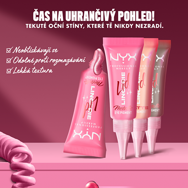Tekuté oční stíny Lid Lingerie Cream Eye Pigment 6 ml