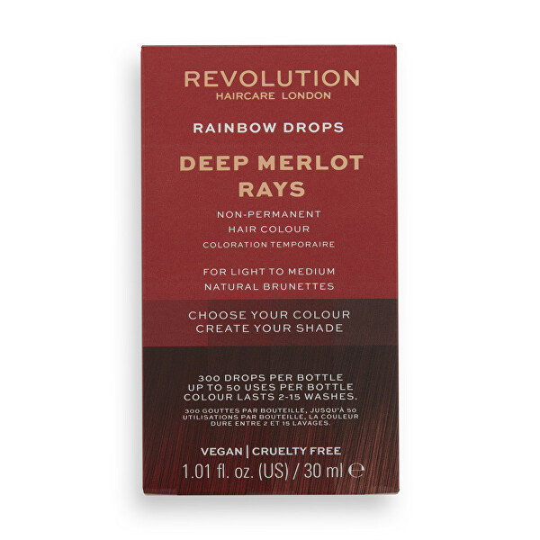 Tonizáló cseppek barna hajszínhez (Rainbow Drops for Brunettes) 30 ml