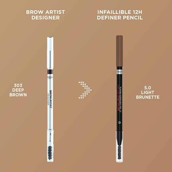 Ceruzka na obočie s kefkou Brow Artist Designer 1,2 g