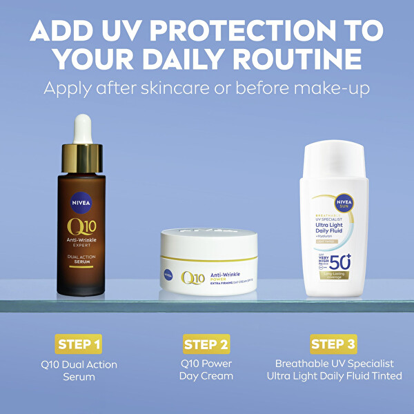 Ultralehký tónovací pleťový fluid SPF 50+ Sun (Ultra Light Tinted Fluid) 40 ml