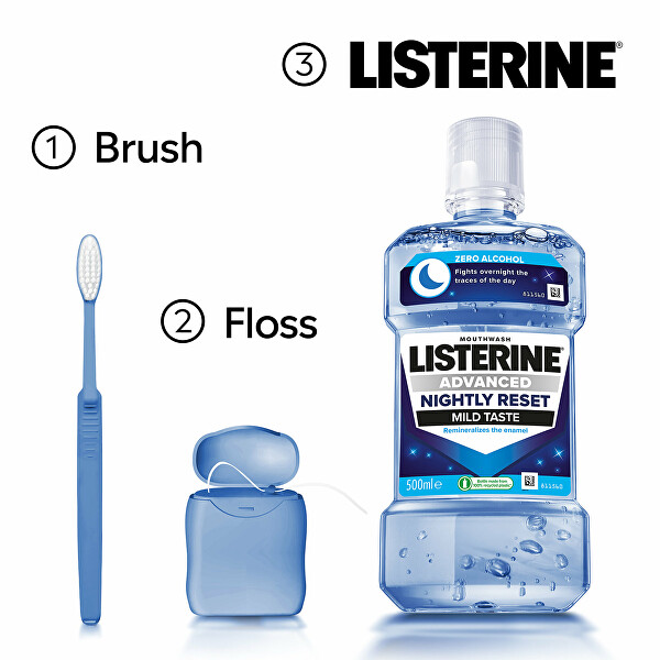 Ústní voda Advanced Nightly Reset Mild Taste