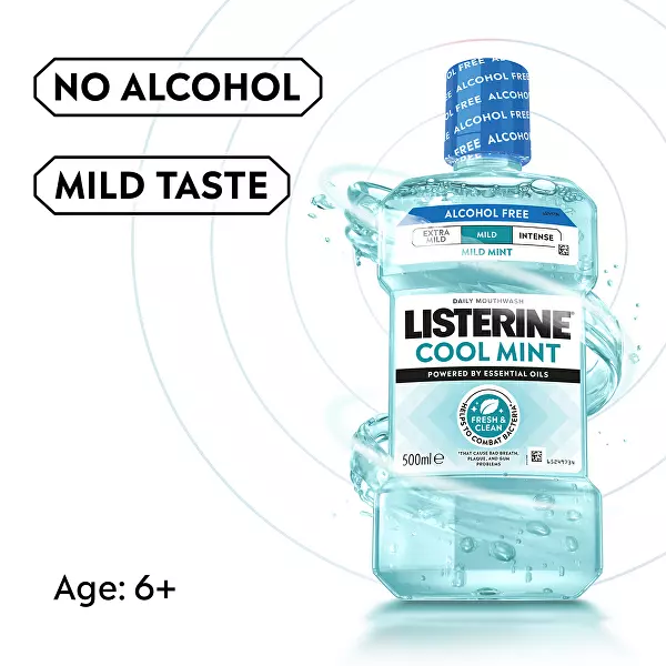 Ústní voda bez alkoholu Zero - Coolmint Mild Taste