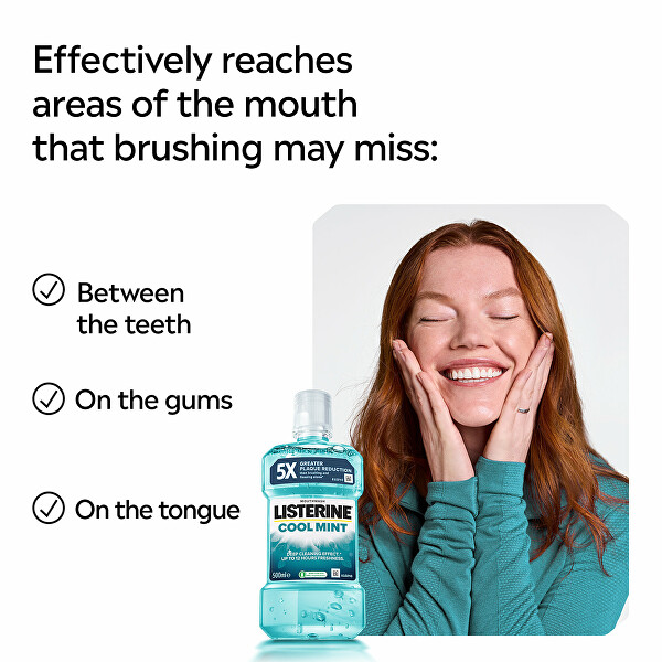 Ústní voda proti zubnímu povlaku Coolmint