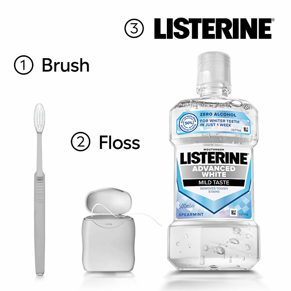 Ústní voda s bělicím účinkem Advanced White Mild Taste