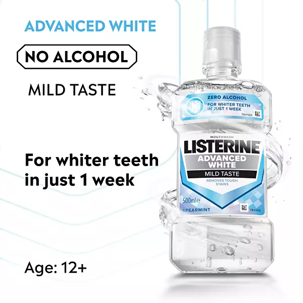 Fehérítő hatású szájvíz Advanced White Mild Taste