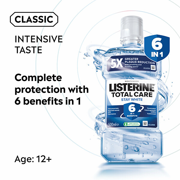 Ústní voda s bělicím účinkem Total Care Stay White