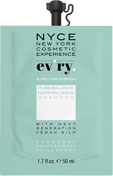 Veganský šampon pro mastící se pokožku hlavy a lupy Evry (Pure Balance Normalizing Shampoo)