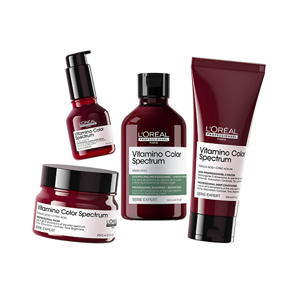 Neutralizační šampon pro hnědé vlasy Vitamino Color Spectrum Green Dyes (Professional Shampoo)