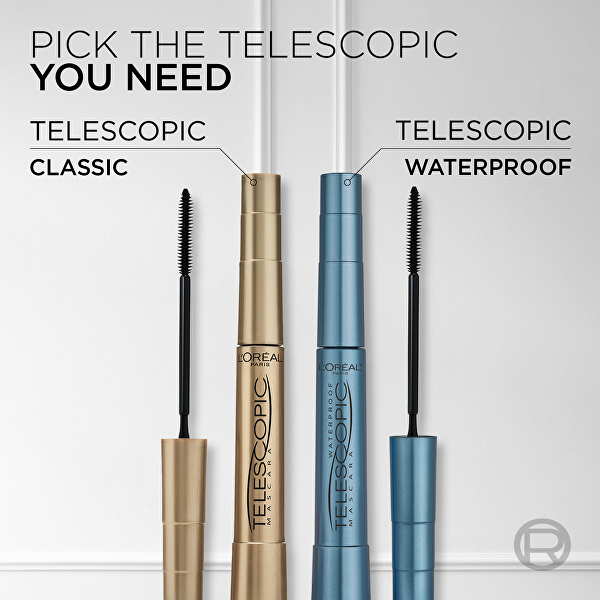 Rimel rezistent la apă Telescopic (Waterproof Mascara) 8 ml