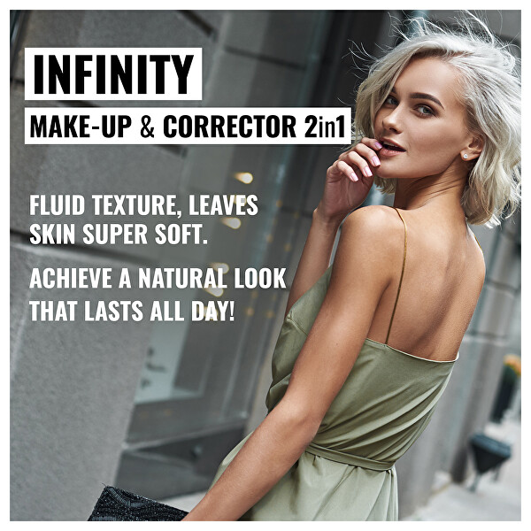 Vysoce krycí make-up a korektor Infinity (Multi-Use Super Coverage Waterproof Touch) 20 g