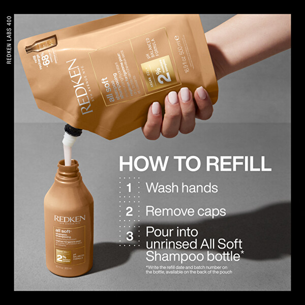 Zjemňující šampon pro suché a křehké vlasy All Soft (Shampoo)
