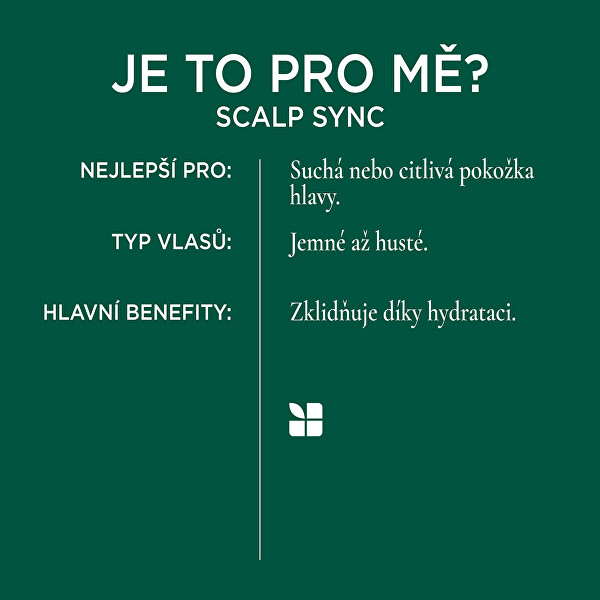 Zklidňující šampon pro suchou a citlivou pokožku hlavy Scalp Sync (Calming Shampoo)