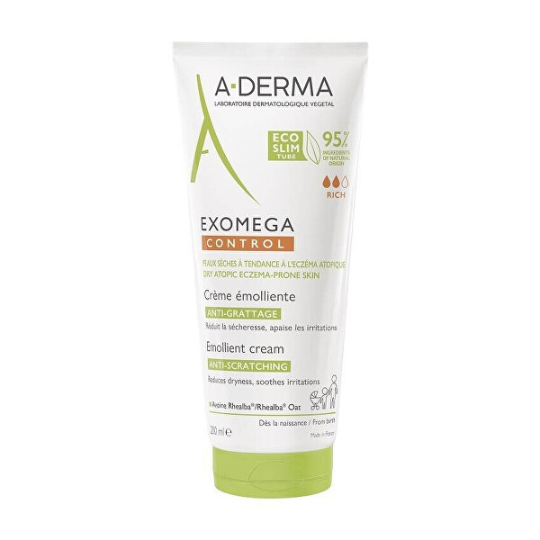 Erweichende Creme für trockene Haut, die zu atopischem Ekzem neigt Exomega Control (Emollient Cream)