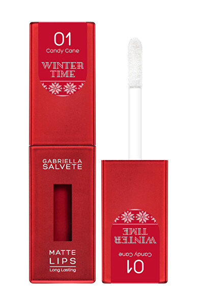 Dlouhotrvající tekutá rtěnka s matným efektem Winter Time (Matte Lips) 4,5 ml