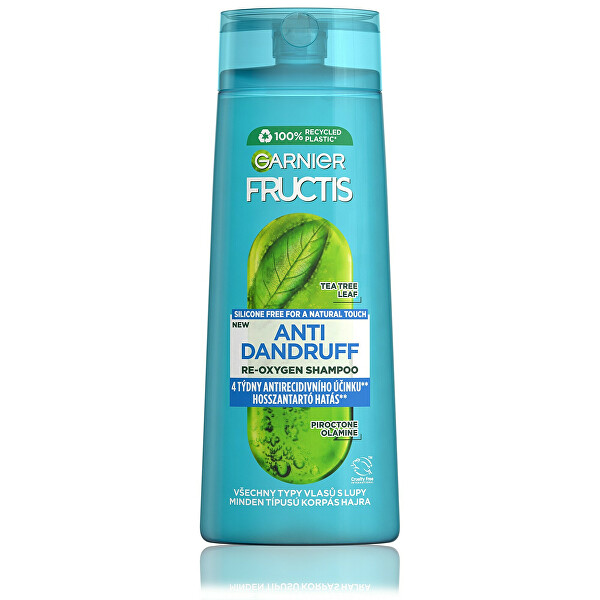 Shampoo detergente antiforfora per tutti i tipi di capelli con forfora Fructis Antidandruff (Re-Oxygen Shampoo)