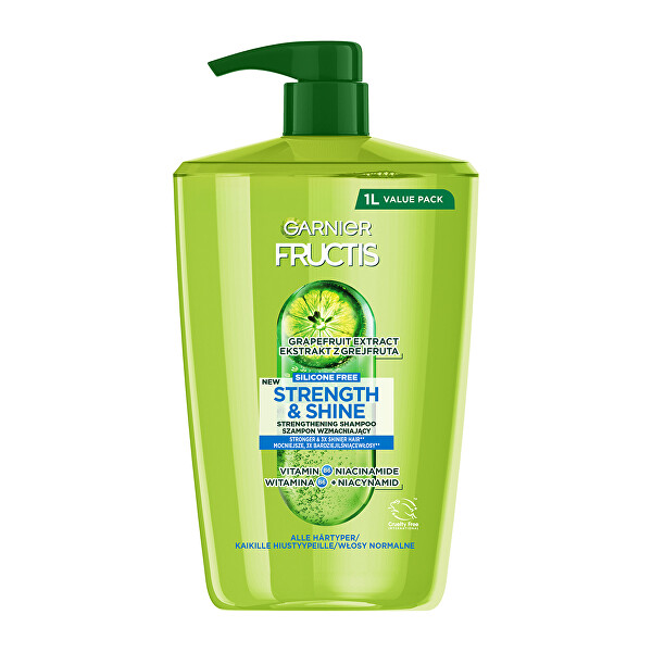 Posilující šampon pro všechny typy vlasů bez lesku a síly Fructis Strength & Shine (Strengthening Shampoo)