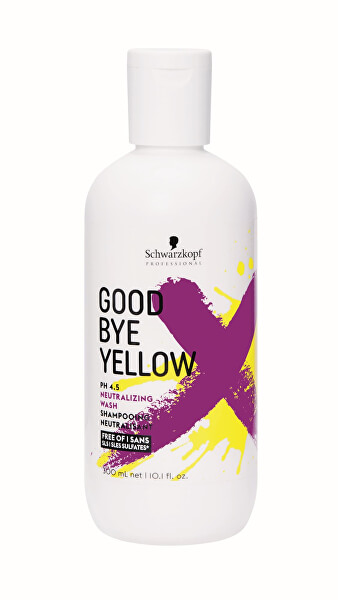 Semlegesítő sampon a festett és melírozott haj sárga tónusaira Goodbye Yellow