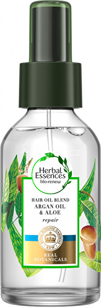 Olej na poškozené a suché vlasy Argan Oil & Aloe (Repair Hair Oil)