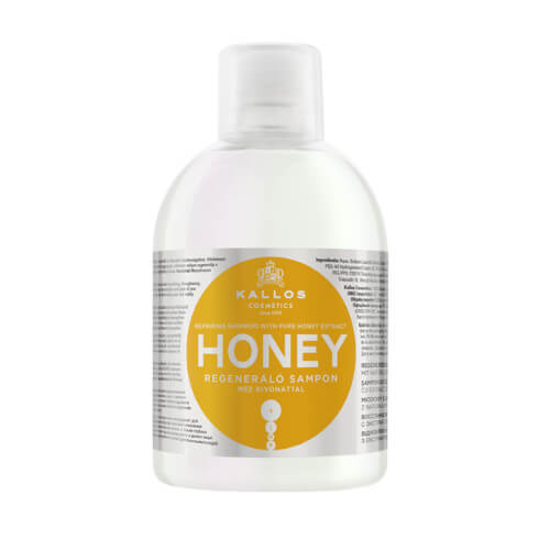 Hydratační a revitalizační šampon pro suché a poškozené vlasy KJMN (Honey Shampoo)