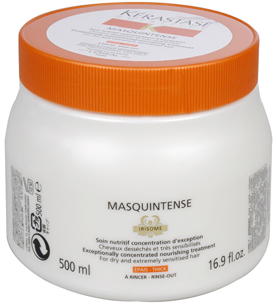 Intenzivní vyživující maska pro silné vlasy Masquintense Irisome (Exceptionally Concentrated Nourishing Treatment Thick)