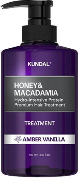 Hydrointenzivní proteinová kúra na vlasy Honey & Macadamia Amber Vanilla (Treatment)