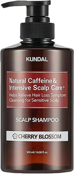 Šampon proti vypadávání vlasů s kofeinem Natural Caffeine & Intensive Scalp Care+ Cherry Blossom (Scalp Shampoo)
