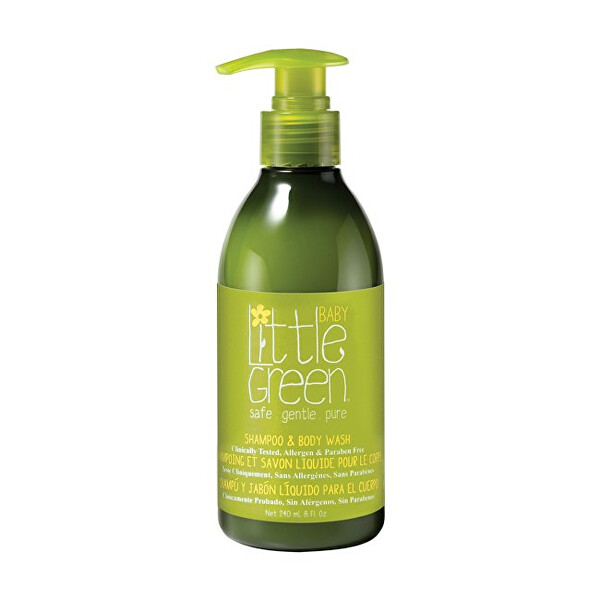 Little Green KIDS Shampoo & Body Wash šampón a sprchový gél v jednom pre deti 3+
