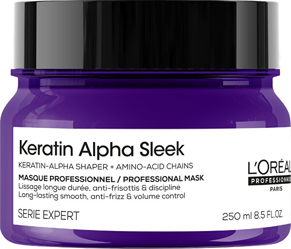 Uhlazující maska na vlasy Keratin Alpha Sleek Mask