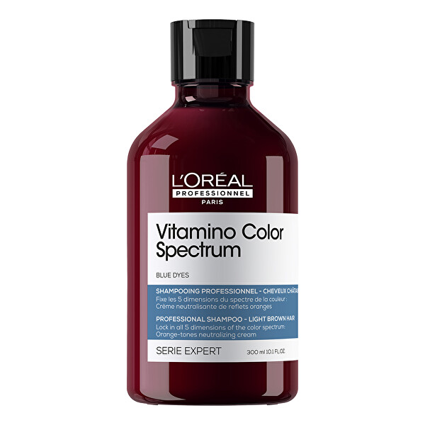 Neutralizační šampon pro světle hnědé vlasy Vitamino Color Spectrum Blue Dyes (Professional Shampoo)