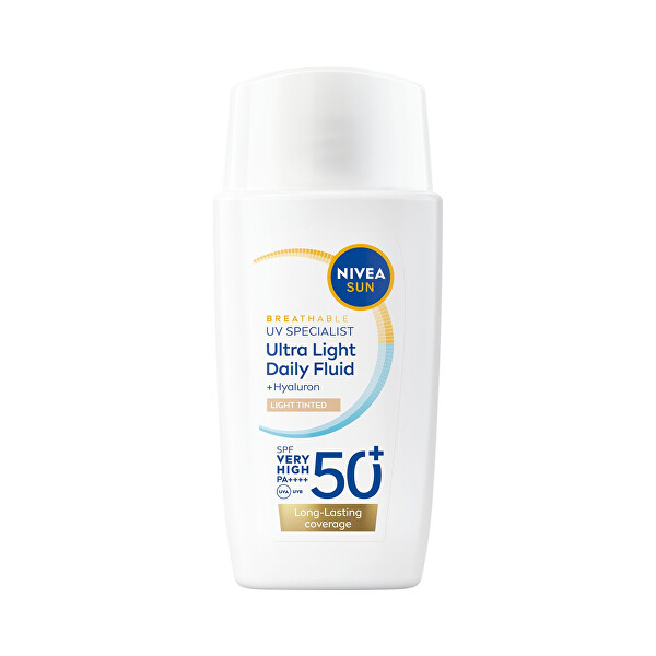 Ultralehký tónovací pleťový fluid SPF 50+ Sun (Ultra Light Tinted Fluid) 40 ml