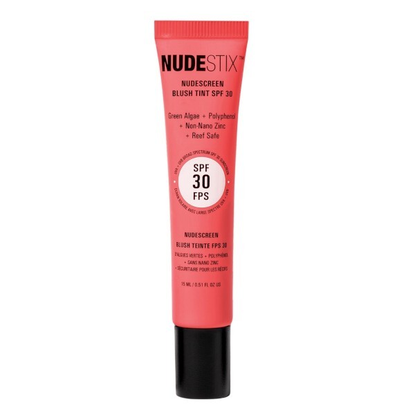 Színezett arcpirosító Nudescreen SPF 30 (Blush Tint) 15 ml