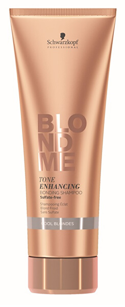 Tápláló maszk a hűvös szőke árnyalatok kiemeléséhez BLONDME (Tone Enhancing Bonding Shampoo Cool Blondes)