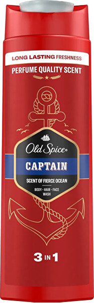 Sprchový gel 3 v 1 Captain (Shower Gel + Shampoo)