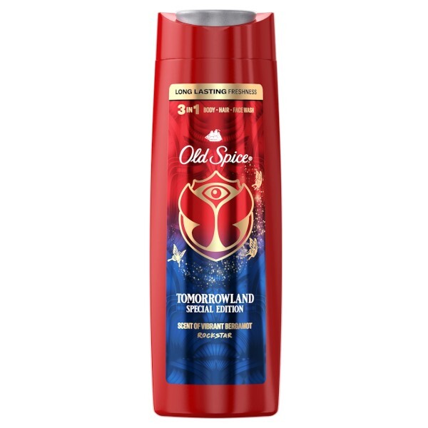 Sprchový gel pro muže Tomorrowland Rockstar 3 v 1 (Body-Hair-Face Wash)