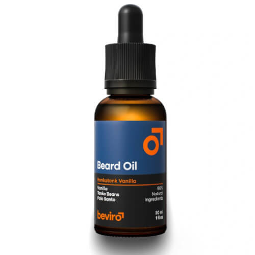 Pečující olej na vousy s vůní vanilky, palo santo a tonkových bobů (Beard Oil)