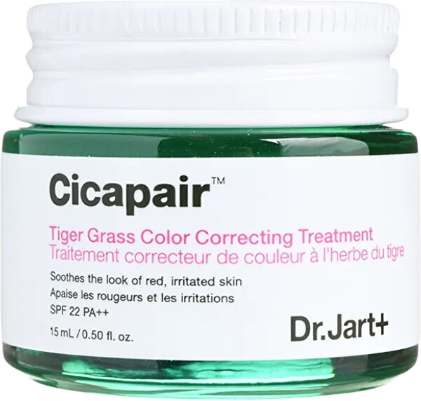 Pleťový krém proti zarudnutí Cicapair SPF 22 (Tiger Grass Color Correcting Treatment)