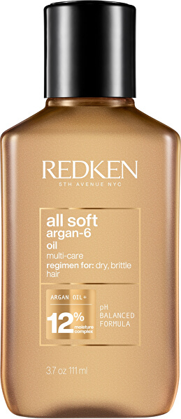 Olej pro suché a křehké vlasy All Soft Argan-6 Oil (Multi-Care Oil)