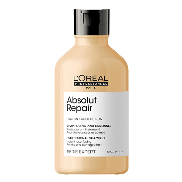 Regenerační šampon pro velmi poškozené vlasy Serie Expert Absolut Repair Gold Quinoa + Protein (Instant Resurfacing Shampoo)