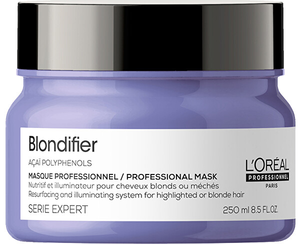 Helyreállító és fényesítő maszk szőke hajra Série Expert Blondifier (Masque)