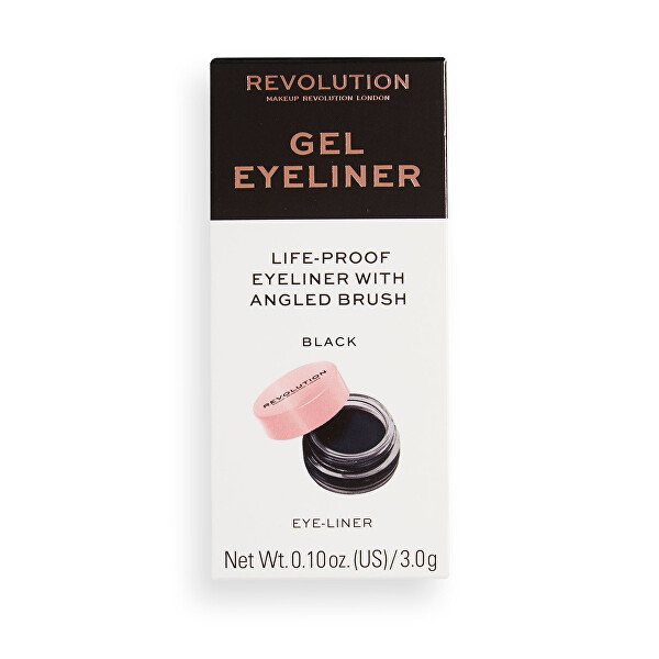 Gelové oční linky se štětečkem Gel Eyeliner 3 g