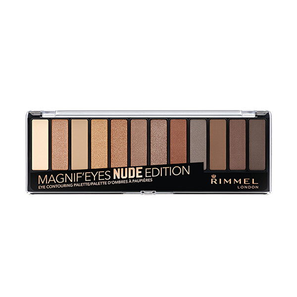 Paletka 12 očních stínů MagnifEyes (Eyeshadow Palette) 14,16 g