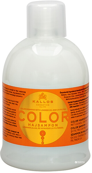 Šampón na farbené vlasy sa ľanovým olejom a UV filtre (Color Shampoo with Linseed Oil and UV filter)