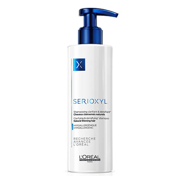 Šampon pro objem pro řídnoucí vlasy Serioxyl Clarifying & Densifying (Natural Thinning Hair Shampoo)