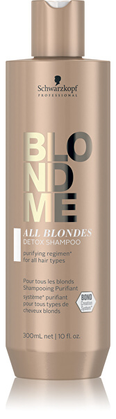 Detoxikační šampon pro všechny typy blond vlasů BLONDME All Blondes (Detox Shampoo)