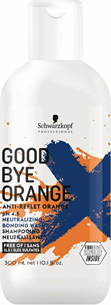 Shampoo zur Neutralisierung von Orangetönen Goodbye Orange (Neutralizing Bonding Wash)