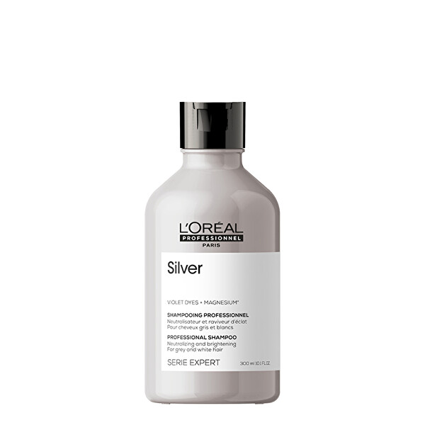 Șampon argintiu pentru păr gri și alb Magnesium Silver (Neutralising Shampoo For Grey And White Hair)