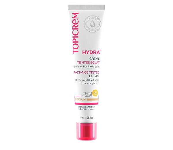 Crema idratante tonificante SPF 50 Hydra+ (Radiance Tinted Cream) 40 ml