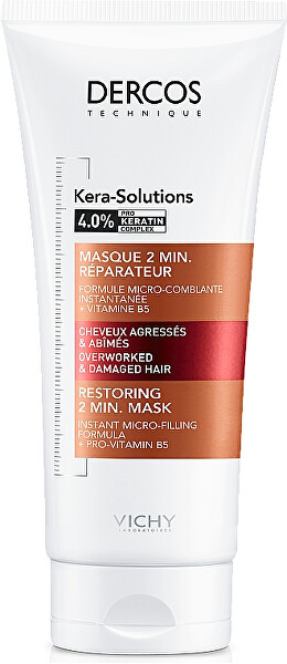 Maska pro obnovu poškozených vlasů Derkos Kera-Solutions (Restoring 2 Min Mask)