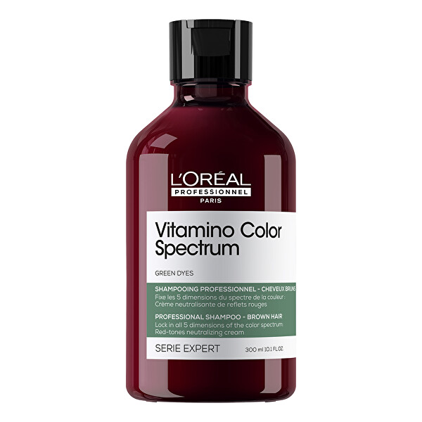 Neutralizační šampon pro hnědé vlasy Vitamino Color Spectrum Green Dyes (Professional Shampoo)